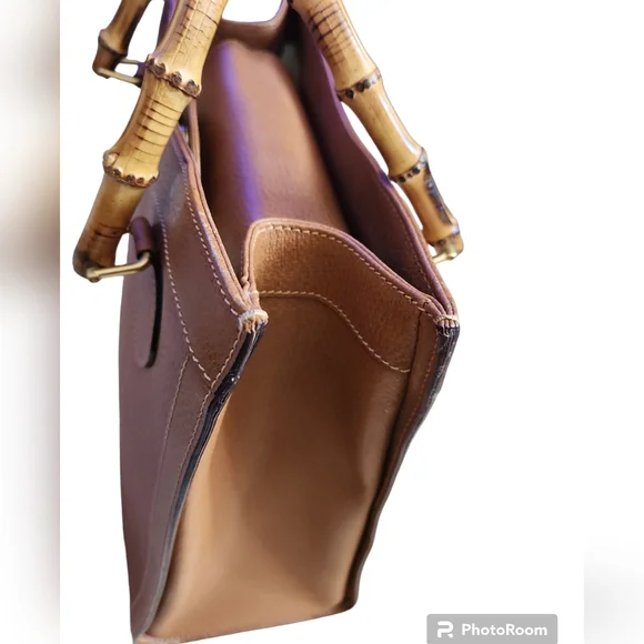 💥Vintage GUCCI Diana Bag Bamboo Tote Medium size - Picture 8 of 17